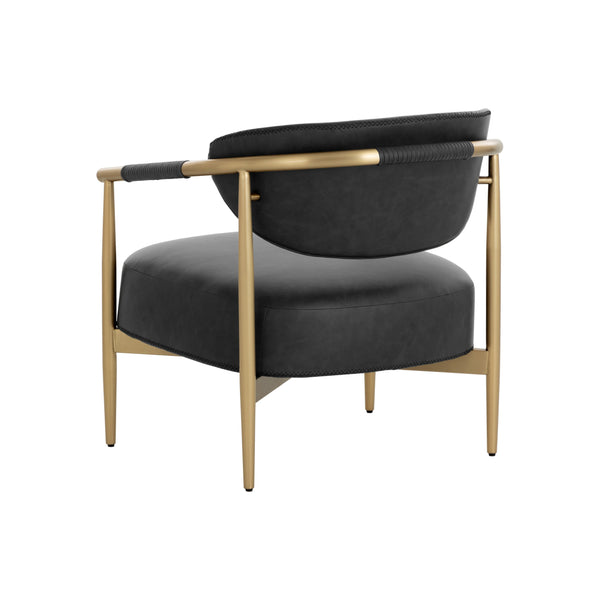 Heloise Lounge Chair - Bravo Black