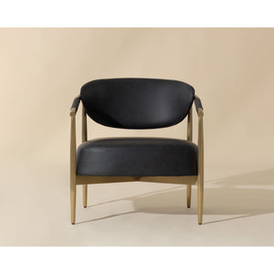 Heloise Lounge Chair - Bravo Black