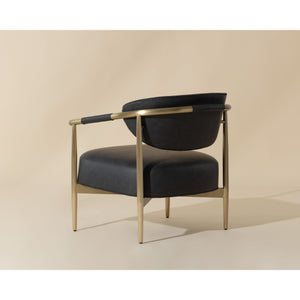 Heloise Lounge Chair - Bravo Black