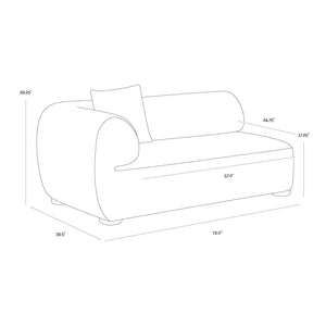 Henriette Modular Laf - Noah Ecru / Kona Camel