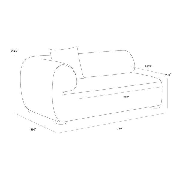 Henriette Modular Laf - Noah Ecru / Kona Camel