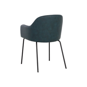 Hensley Dining Armchair - Dark Teal