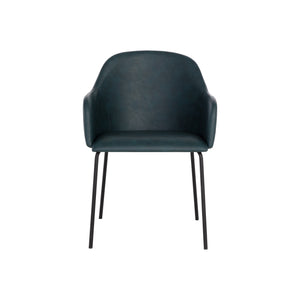 Hensley Dining Armchair - Dark Teal