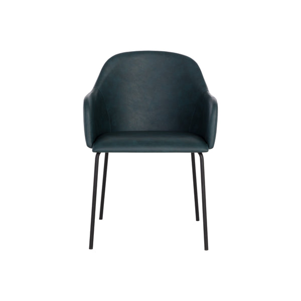 Hensley Dining Armchair - Dark Teal