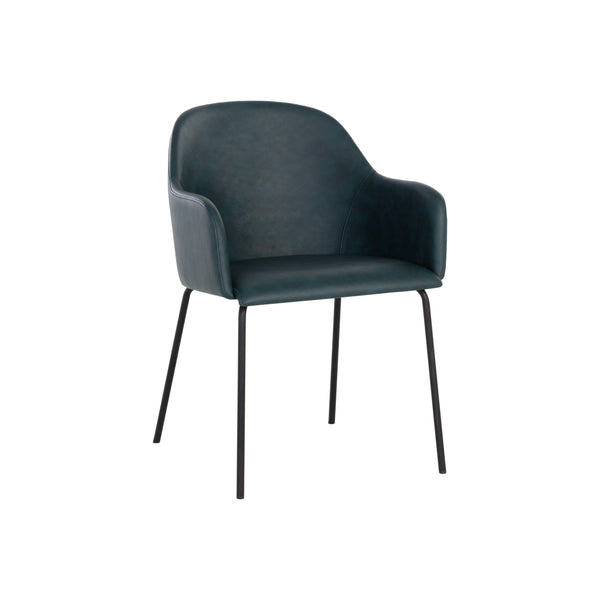 Hensley Dining Armchair - Dark Teal