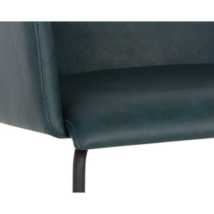 Hensley Dining Armchair - Dark Teal