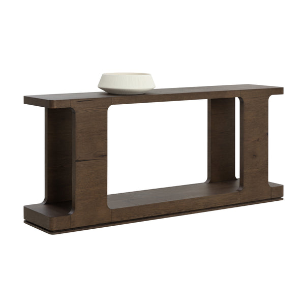 Hercules Console Table - Aged Brown