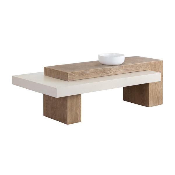 Herriot Coffee Table - Light Brown / Summer Sand
