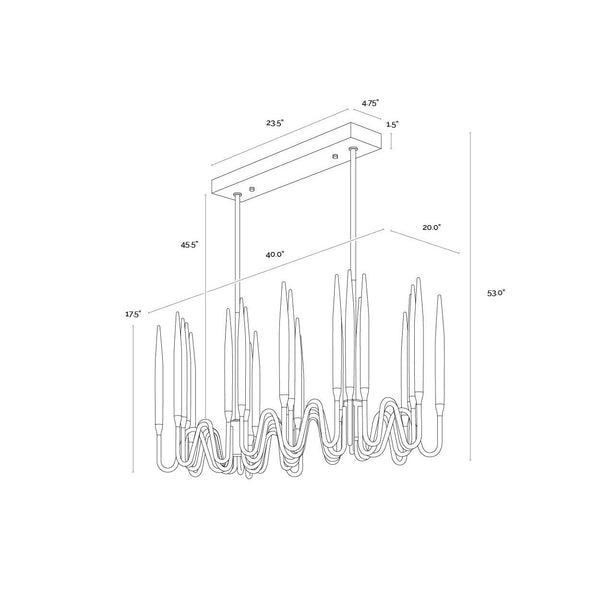 Hestia Chandelier Small