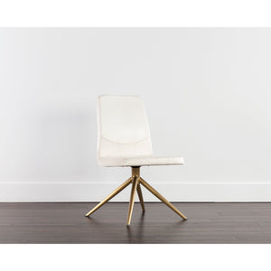 Hilda Swivel Dining Chair - Vienna Cream