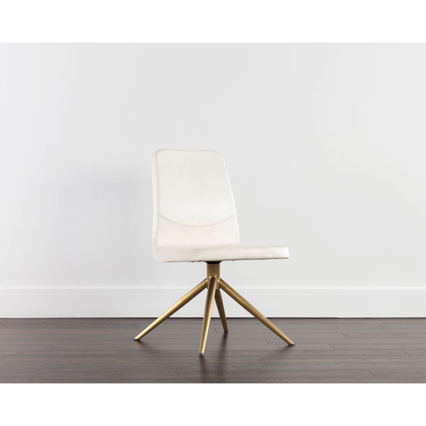 Hilda Swivel Dining Chair - Vienna Cream