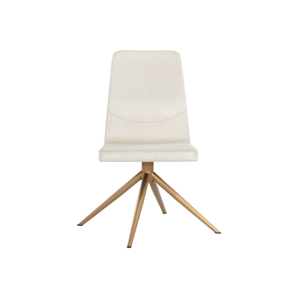 Hilda Swivel Dining Chair - Vienna Cream