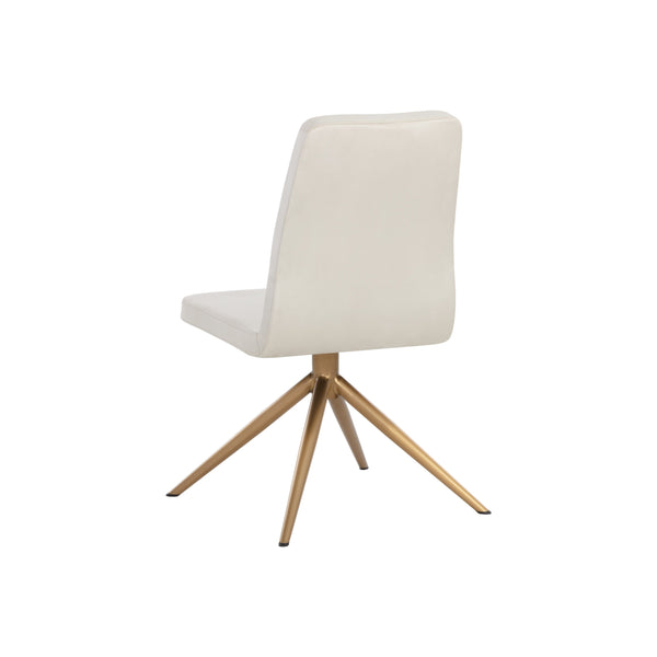 Hilda Swivel Dining Chair - Vienna Cream
