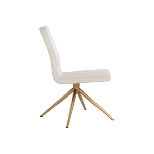 Hilda Swivel Dining Chair - Vienna Cream