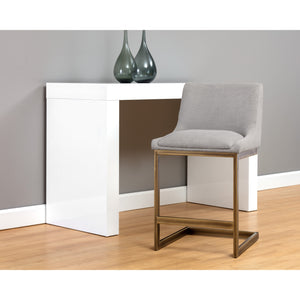 Holly Counter Stool - Zenith Soft Grey