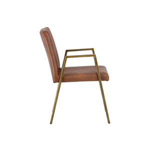 Homer Dining Armchair - Bravo Cognac