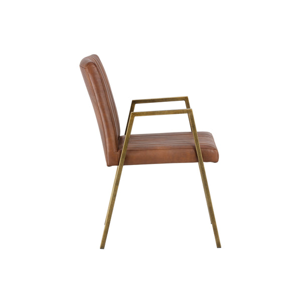 Homer Dining Armchair - Bravo Cognac