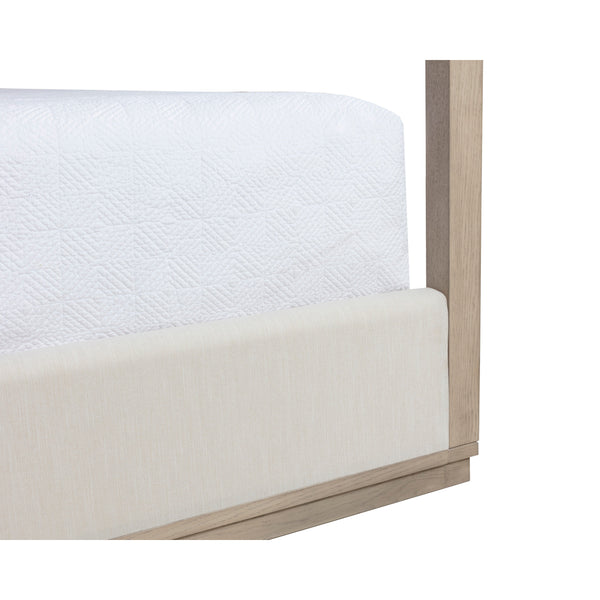 Hoyos Canopy Bed King - Topaz Beige