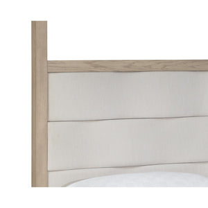 Hoyos Canopy Bed King - Topaz Beige