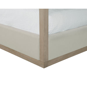 Hoyos Canopy Bed King - Topaz Beige