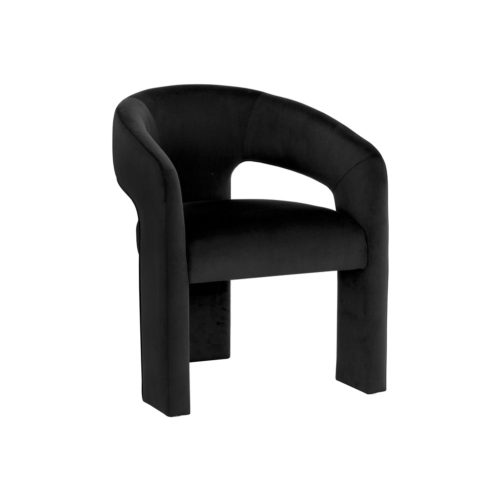 Isidore Dining Armchair - Abbington Black