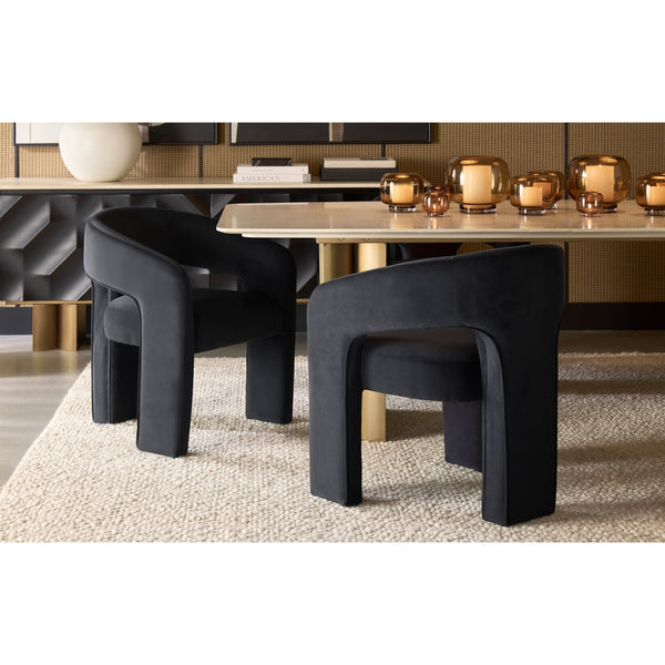 Isidore Dining Armchair - Abbington Black