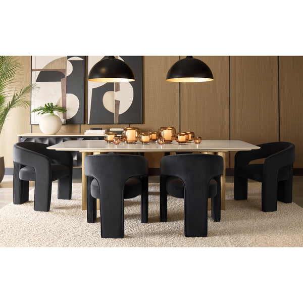 Isidore Dining Armchair - Abbington Black