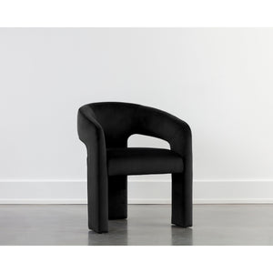 Isidore Dining Armchair - Abbington Black