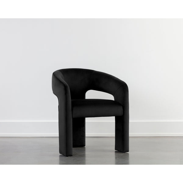 Isidore Dining Armchair - Abbington Black