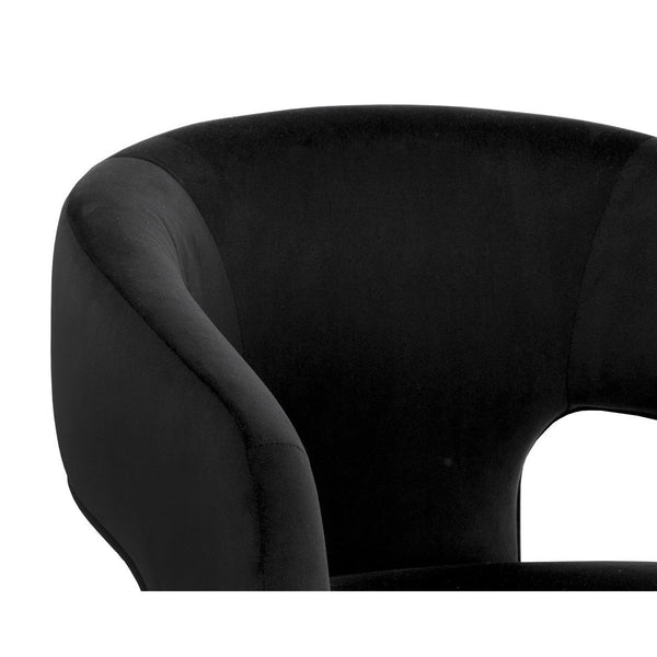 Isidore Dining Armchair - Abbington Black