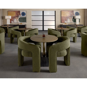 Isidore Dining Armchair - Copenhagen Olive