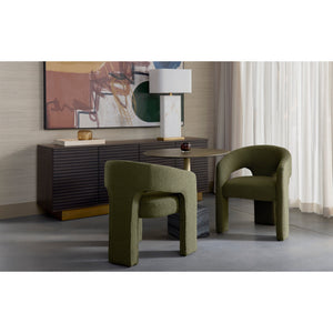 Isidore Dining Armchair - Copenhagen Olive