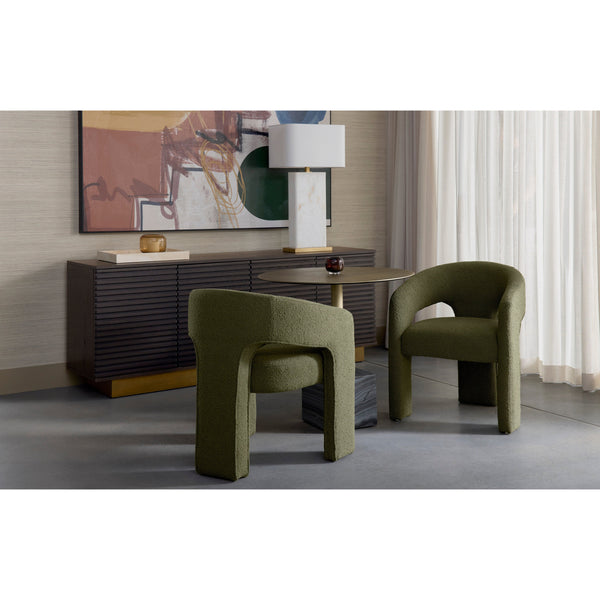 Isidore Dining Armchair - Copenhagen Olive