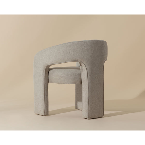Isidore Dining Armchair - Ernst Sandstone