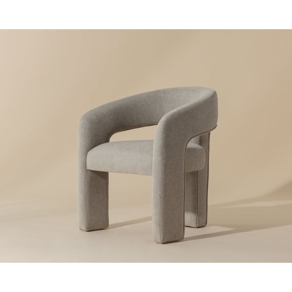 Isidore Dining Armchair - Ernst Sandstone