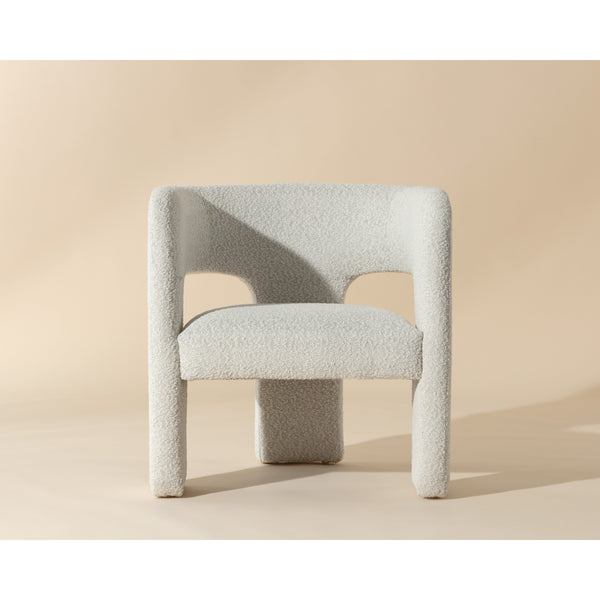 Isidore Lounge Chair - Copenhagen White