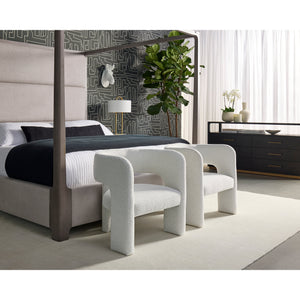 Isidore Lounge Chair - Copenhagen White