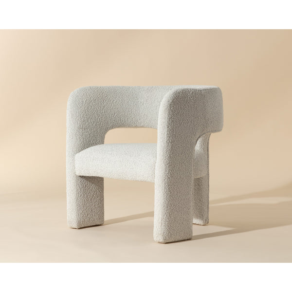 Isidore Lounge Chair - Copenhagen White