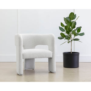 Isidore Lounge Chair - Copenhagen White