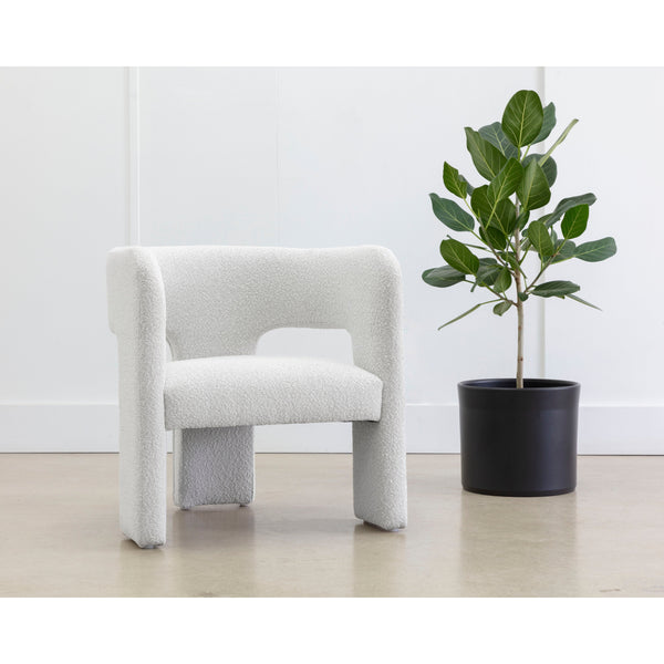 Isidore Lounge Chair - Copenhagen White