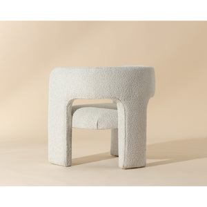 Isidore Lounge Chair - Copenhagen White