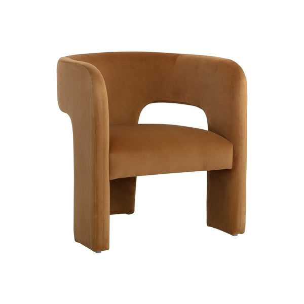 Isidore Lounge Chair - Meg Gold