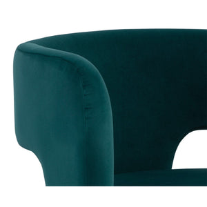 Isidore Lounge Chair - Meg Teal