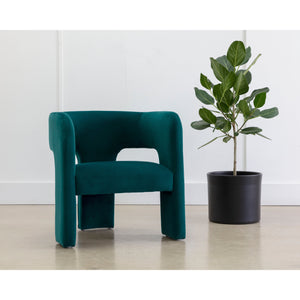 Isidore Lounge Chair - Meg Teal
