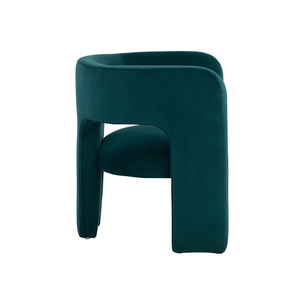 Isidore Lounge Chair - Meg Teal