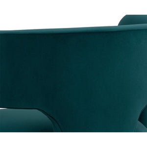Isidore Lounge Chair - Meg Teal
