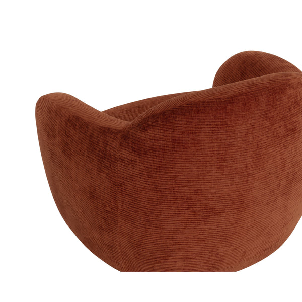 Ismo Swivel Lounge Chair - Opera Spice
