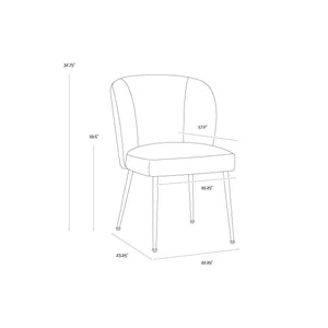 Ivana Dining Chair - Soho Teal