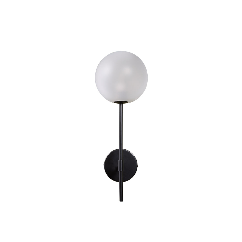 Izora Sconce - Black - Frosted