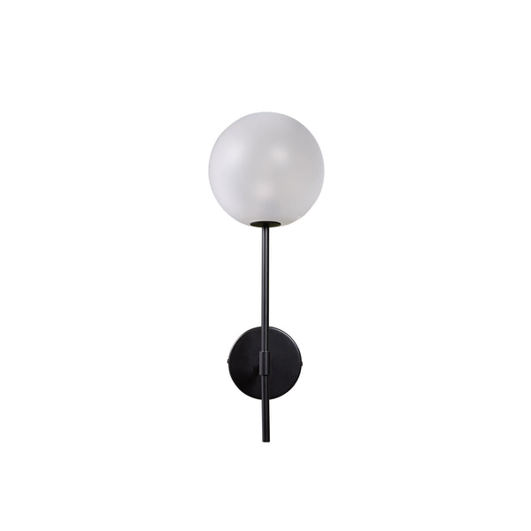 Izora Sconce - Black - Frosted